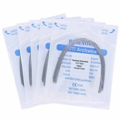20×Dental Orthodontic Niti Thermal Activated Rectangular Arch Wires 17×25 Upper