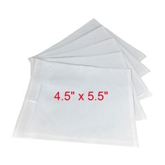 100-1000 4.5″ x 5.5″ Clear Packing List Enclosed Envelopes Pouch Self Adhesive