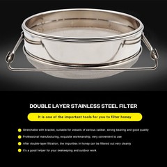 Honey Filter, 2pc – Honey Extractor Equipment Honey Bucket Strainer
