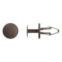 Manufacturer Varies Push-In Rivet, Dome Head, 8.5 mm Dia., 24 mm L, Nylon Body,