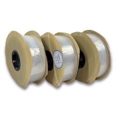 Lot of 3 Rolls: 3″ x 8″ 2.75 Mil Open-End Clear Plastic Poly Bags 1000 Pcs/Roll