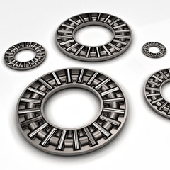 5/8″x1-1/8″x5/64″ Thrust Needle Roller Bearings TC1018 Repair with Washers, 5Pcs