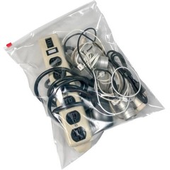 (250) 12″x15″ Clear 3 Mil Zipper Bags Poly Plastic Reclosable Zip Storage Large