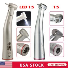 Dental 1:5 Increasing Handpiece Contra Angle LED For NSK Electric Motor E-Type