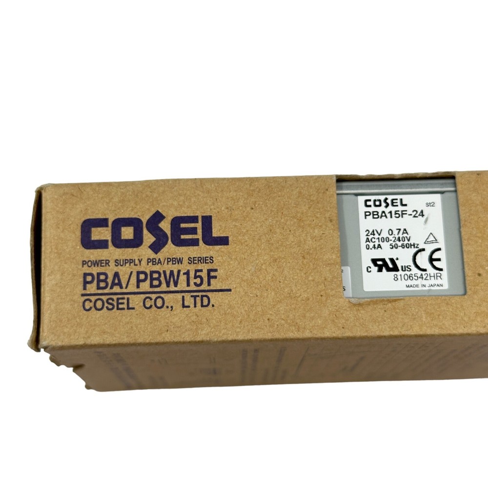 Cosel PBA15F-24 Power Supply 24V 0.7A AC 100-240V 0.4A 50-60Hz Made in Japan