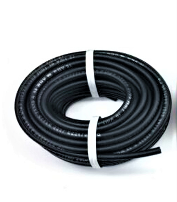 25FT Black EPDM Rubber Test Lead Wire – 5000V Hi Voltage- 18 AWG Stranded – 472