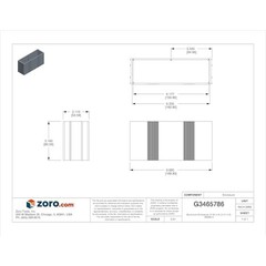 Box Enclosures B4-080Si Screws Electrical Enclosures, 3.16 In H, 2.11 In D,