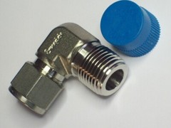 1- Swagelok Stainless Steel Elbow Connector, 1/2″ Tube x 1/2″ MNPT, SS-810-2-8