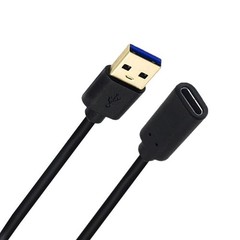 USB A to USB C Cable, USB 3.0 Type A Male to USB 3.0 Type C (USB-C) Female Da…
