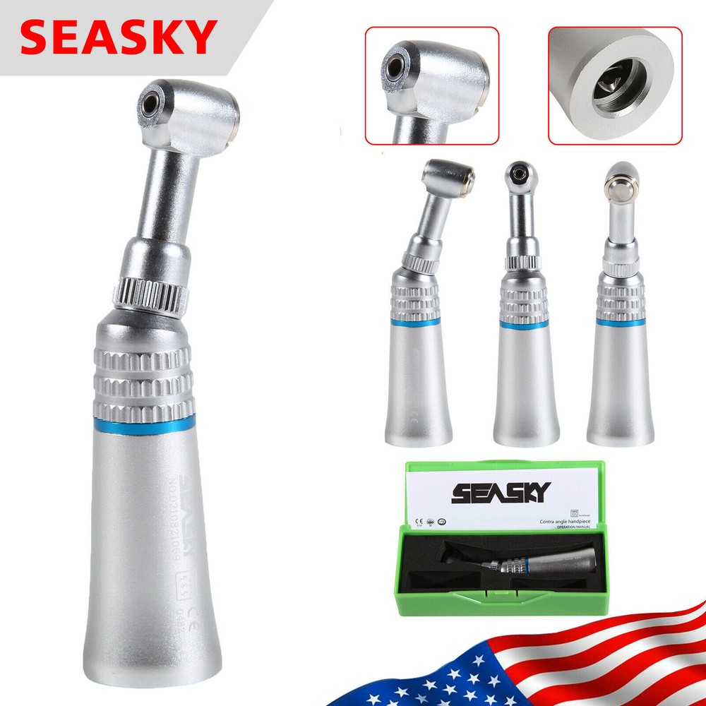 Dental E TYPE push button Contra Angle LOW Handpiece A+ Dentist Brand New PAD