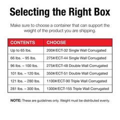 AVIDITI 6x6x18 Tall Corrugated Boxes, Tall, 6L x 6W x 18H, 25 Pack, Kraft