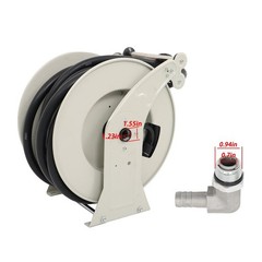Diesel Hose Reel 3/4″ × 50′ Auto Refueling Nozzle Gun Fuel Hose Reel Retractable