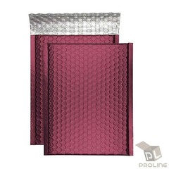 1-200 #2 8.5×12 Matte Metallic Bordeaux Color Poly Bubble Padded Mailers