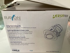 Rayon Lighting VersaTrim RFL4E-12 4in LED Adjustable Retrofit Trim, Dimmable