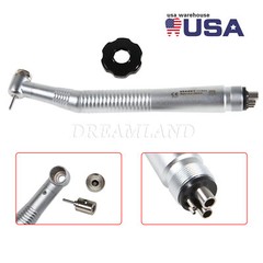 SEASKY Dental High Speed Handpiece 4Holes Standard Head Burr M4 Push Button NEW