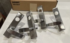 Sargent 713-8 ET L 26D Panic Exit Device Trim, Key Unlocks/Locks Lever