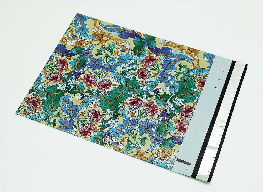 1000 14.5×19 Paisley Designer Poly Mailers Envelopes Boutique Custom Bags