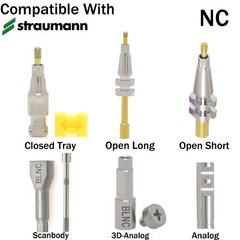 Dental Bone Level Closed Open Tray Transfer Analog fits ITI Straumann NC/RC