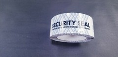 1 Roll Security Seal Tape – 2″ x 110 Yards Blue/White Criss-Cross
