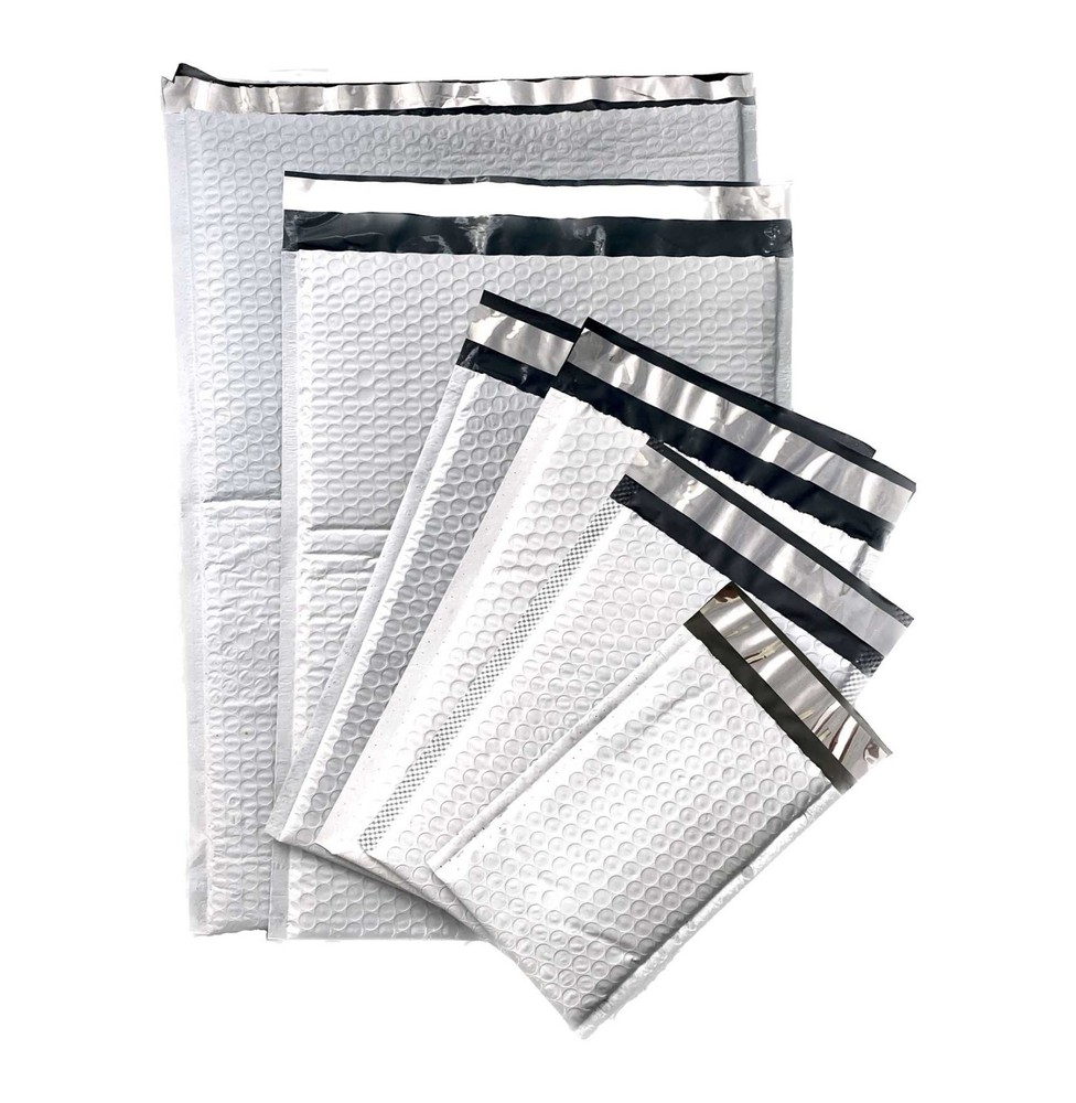 All Size 5-3000Pc Poly Bubble Mailer Padded Shipping Envelope Bags Self Sealing