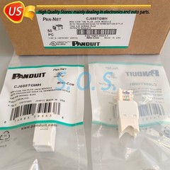 New For Panduit Category Cat 6 Jack RJ45 CJ688TGWH (50 JACKS) Color: WHITE Cat6