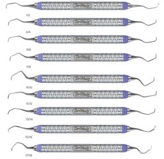 Hu-Friedy Dental Gracey Curette Set of 9 Rigid EverEdge 2.0 #9 Handle Instrument