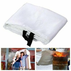 4 PACK FIRE BLANKET Fiberglass Hero 39”x39” Emergency Home Retardant Prepared