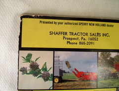 1975 SPERRY HOLLAND HAYMAKER’S HANDBOOK & EQUIPMENT BUYER’S GUIDE