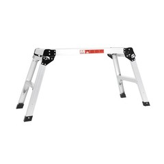 30″ Aluminum Step Folding Work Platform Drywall Ladder 330lbs Non-slip Bench