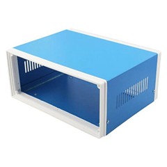 Electronic Enclosures Metal Enclosure Project Case DIY Box Junction Case Blue