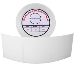 ZEBRA / ELTRON 2×2 (2″ x 2″) Direct Thermal Labels – (1) Roll of 750