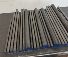 1144 Steel Round Bar Lot – Cold Drawn & Hot Rolled – 25 Pcs, 18.65 lbs