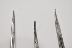 QTY 6: V. Mueller Surgical Medical Instruments Various Sized Forceps As Listed