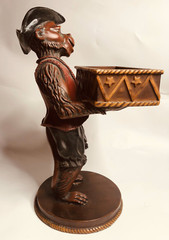 Revolutionary Monkey Business Card Holder – Table Top, Resin