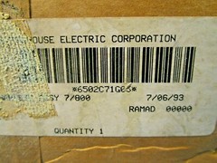 Westinghouse, 6502C71G03, Wire Harness Assembly, 7/800 for DB-50