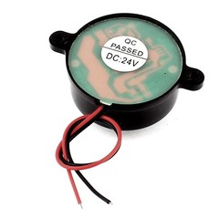 DC 24V 2 Wire Industrial Electronic Discontinuous Sound Alarm Buzzer 60dB