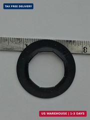 Push-On Pushnut, 5/8 Spring Steel, Black, Phosphate & Oil, 2-Piece