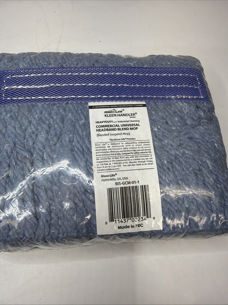 Bison Life Kleen Handler General Cleaning Mop Head – BIS-GCM-01-1 – Brand New