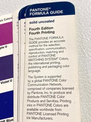 Pantone Fan Deck Formula Guide Solid Uncoated Fourth Edition Fourth Printing