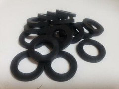 1″ ID Rubber Washers 1.5″ OD x 1/8″ Thick Spacers Gasket Damper 1 x 1 1/2 x 1/8
