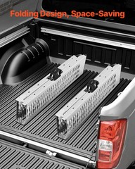 1000 lbs Aluminum Ramps 2Pcs Heavy-duty Loading Ramps with Handles