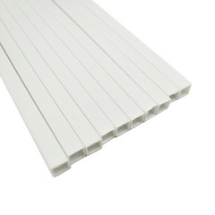 US Stock 10x ABS Styrene Plastic Rectangular Square Tube Model Layout 6mmx9.84″