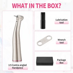 Dental Brushless LED Electric Micro Motor 1:5 Increasing Handpiece 3 Speed Rang