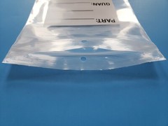 RECLOSABLE ZIP SEAL PARTS BAG PLASTIC HEAVY DUTY 4MIL LOCK HANG HOLE WHITE BLOCK