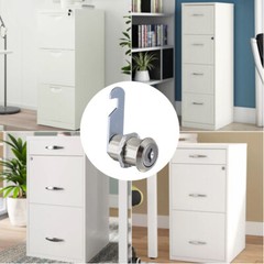 3Sets 3/4″ Cam Cabinet Locks Keyed Identical Drawer RV File Case Mailbox Storage