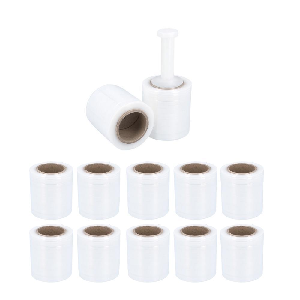 Shrink wrap Stretch Film Clear 5″x1000 with Handle Heavy Duty Choose Your Size