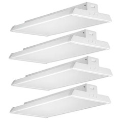 4-Pack 2 Ft. 18000 Lumens 171-Watts Integrated LED High Bay Light 120-277V 5000K