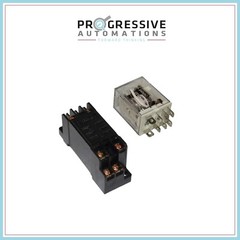 Relay + Relay Socket – SPDT – 12 VDC – 16A – Progressive Automations
