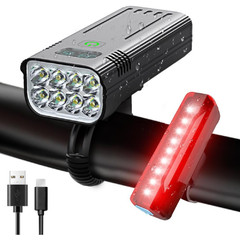 Victoper Upgraded Bike Lights 8 Led High Lumens Super Bright Bike Light 55