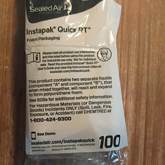 Sealed Air Instapak Quick RT Foam Packaging Bag 72 x 100 MPN P:000.648.9093